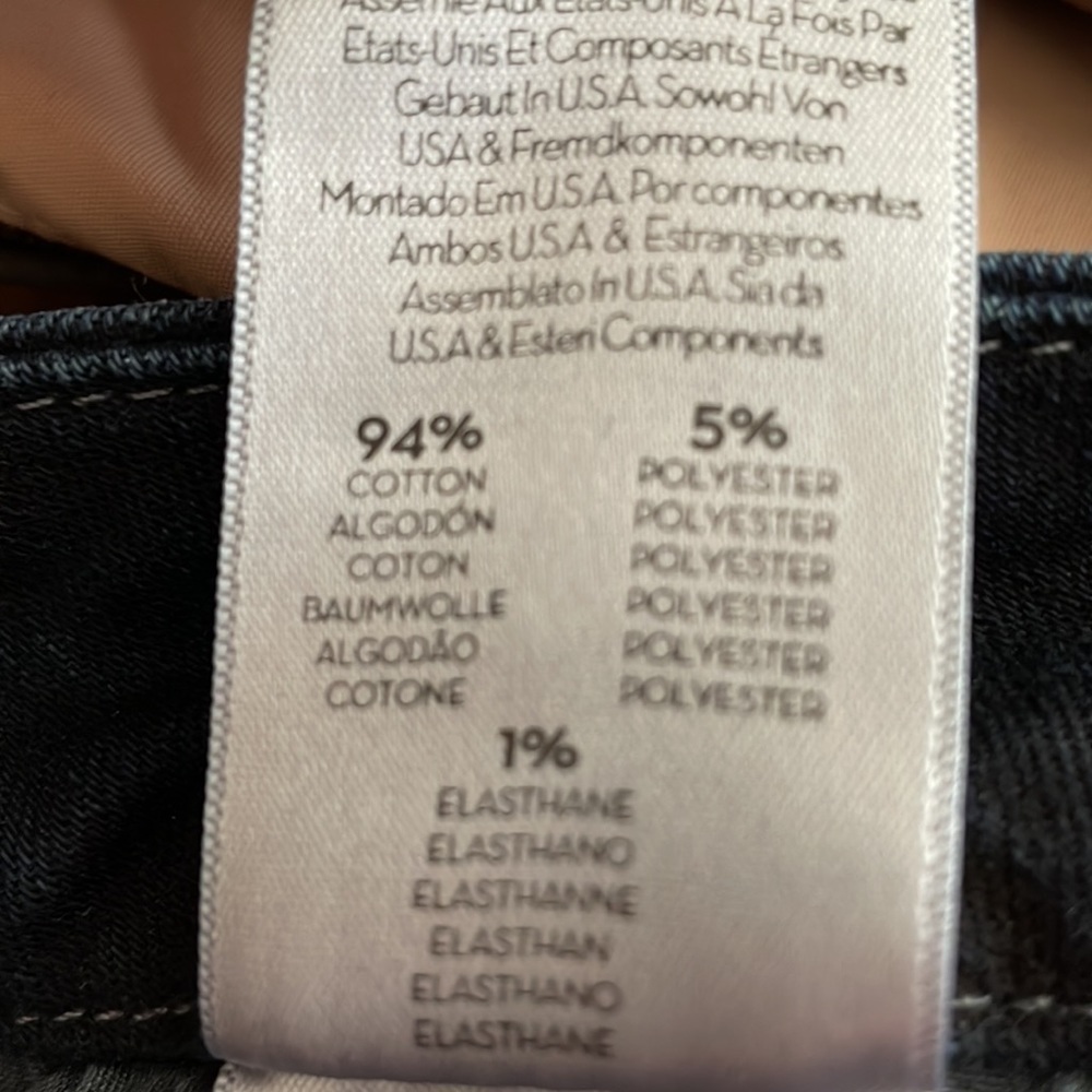 Mother High Rise Ankle Fray Blue Jeans Size 25 - Picture 10 of 10